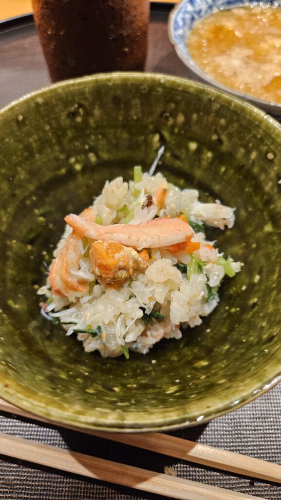 Tempura Sakurabito Crab Rice