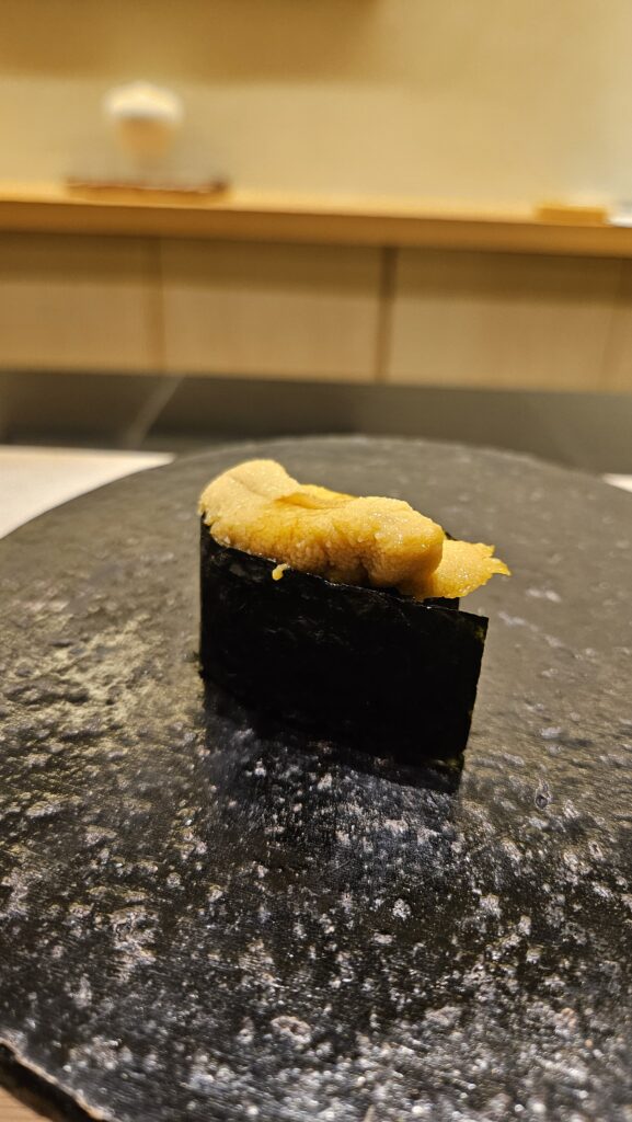 Sushi Namba Hibiya Sea Urchin (Uni) (34C/14C)