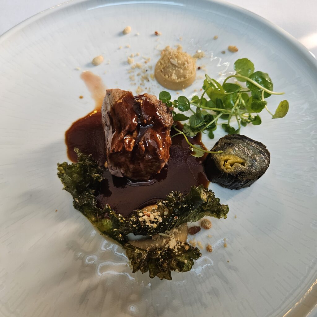 Hotel Telegraaf, Autograph Collection Restaurant Tchaikovsky Dinner Signature Menu Veal