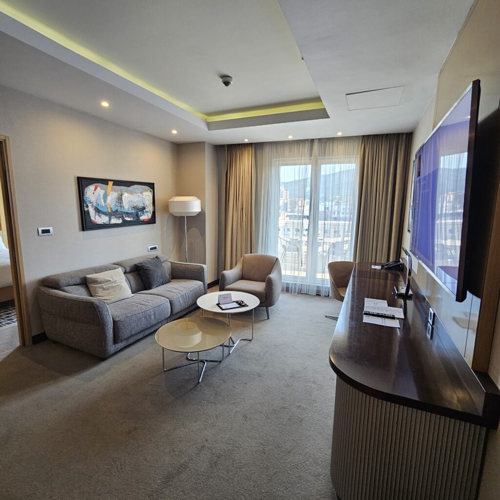 Skopje Marriott Executive Suite Living Room