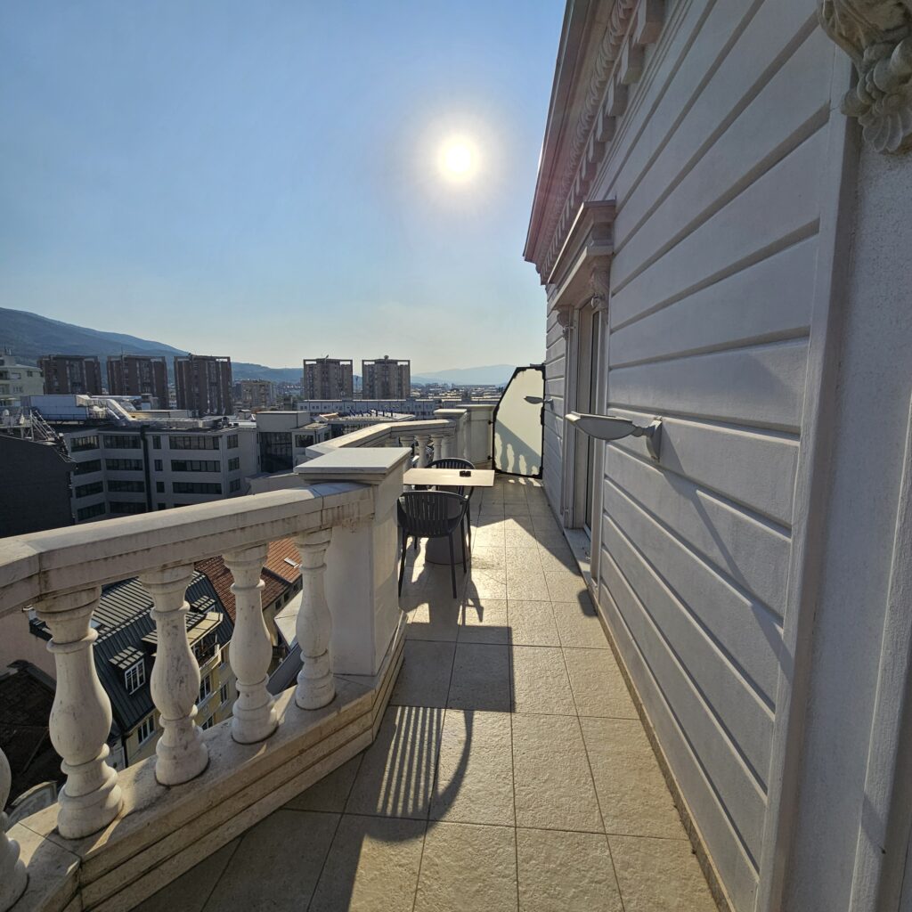 Skopje Marriott Executive Suite Balcony