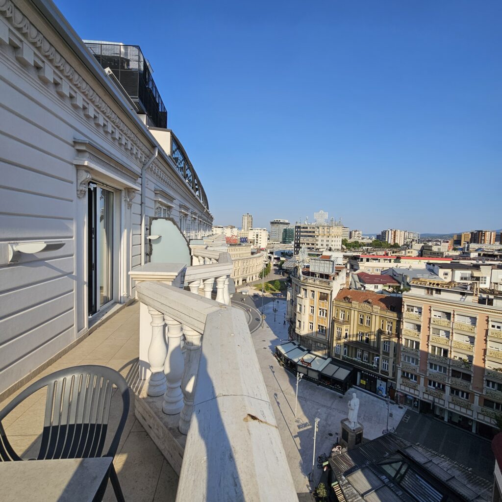Skopje Marriott Executive Suite Balcony