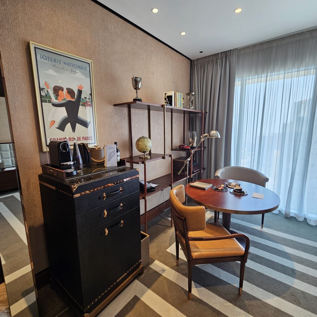 Waldorf Astoria Dubai International Financial Centre Premium Room Living Space