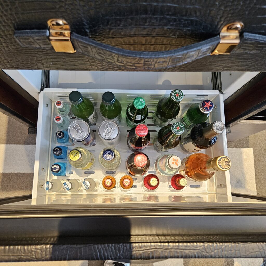 Waldorf Astoria Dubai International Financial Centre Premium Room Minibar