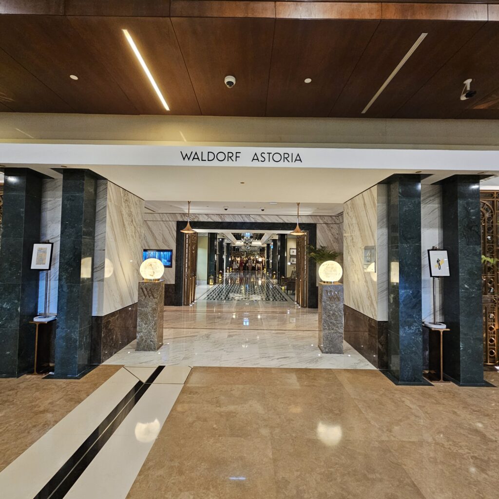 Waldorf Astoria DIFC Ground Floor Entry