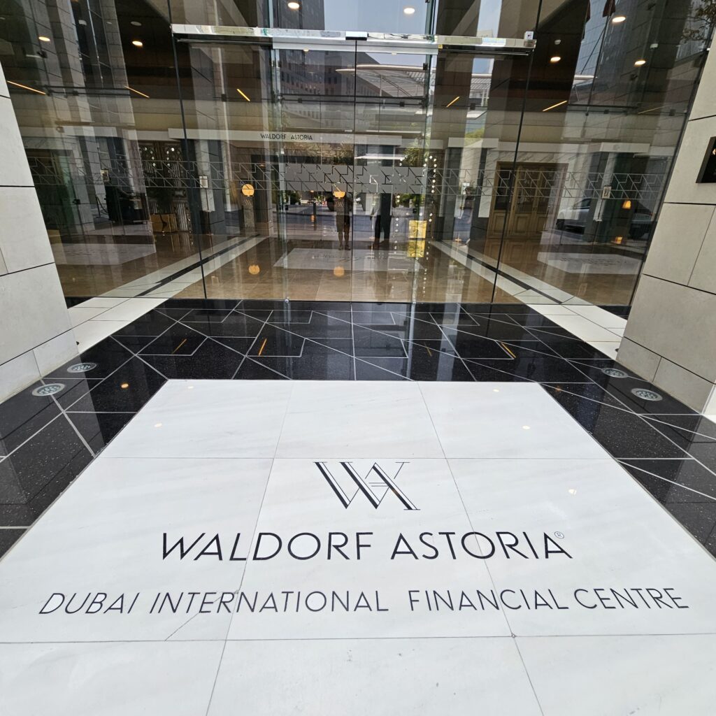 Waldorf Astoria Dubai International Financial Centre Ground Floor Entry