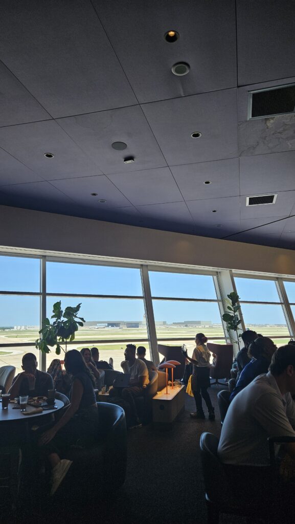 Review: Finnair Airbus A350-900 Business Class (DFW-HEL) 2 Capital One Lounge DFW