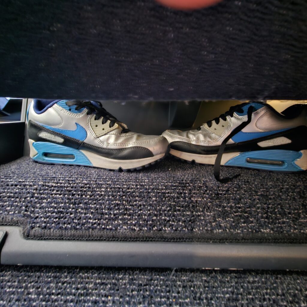 Review: Finnair Airbus A350-900 Business Class (DFW-HEL) 13 Finnair Airbus A350-900 Business Class Shoe Storages