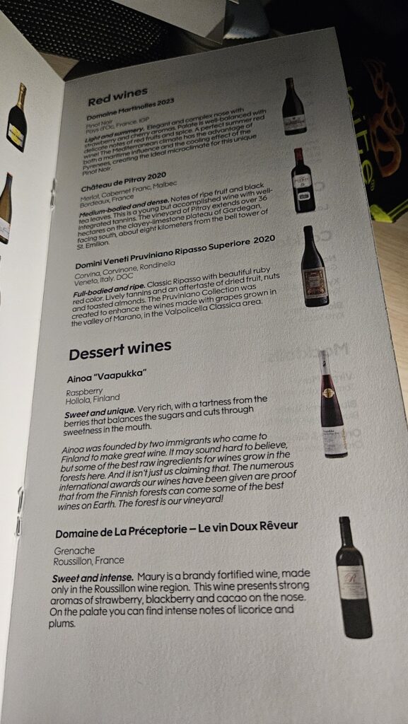 Review: Finnair Airbus A350-900 Business Class (DFW-HEL) 25 Finnair Business Class Alcohol Menu