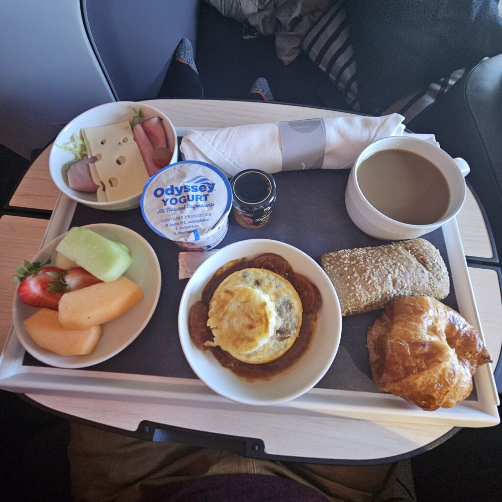 Review: Finnair Airbus A350-900 Business Class (DFW-HEL) 19 Finnair Airbus A350-900 Business Class Breakfast