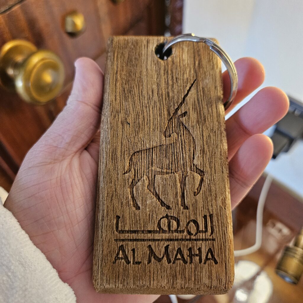 Al Maha Desert Resort Room Key