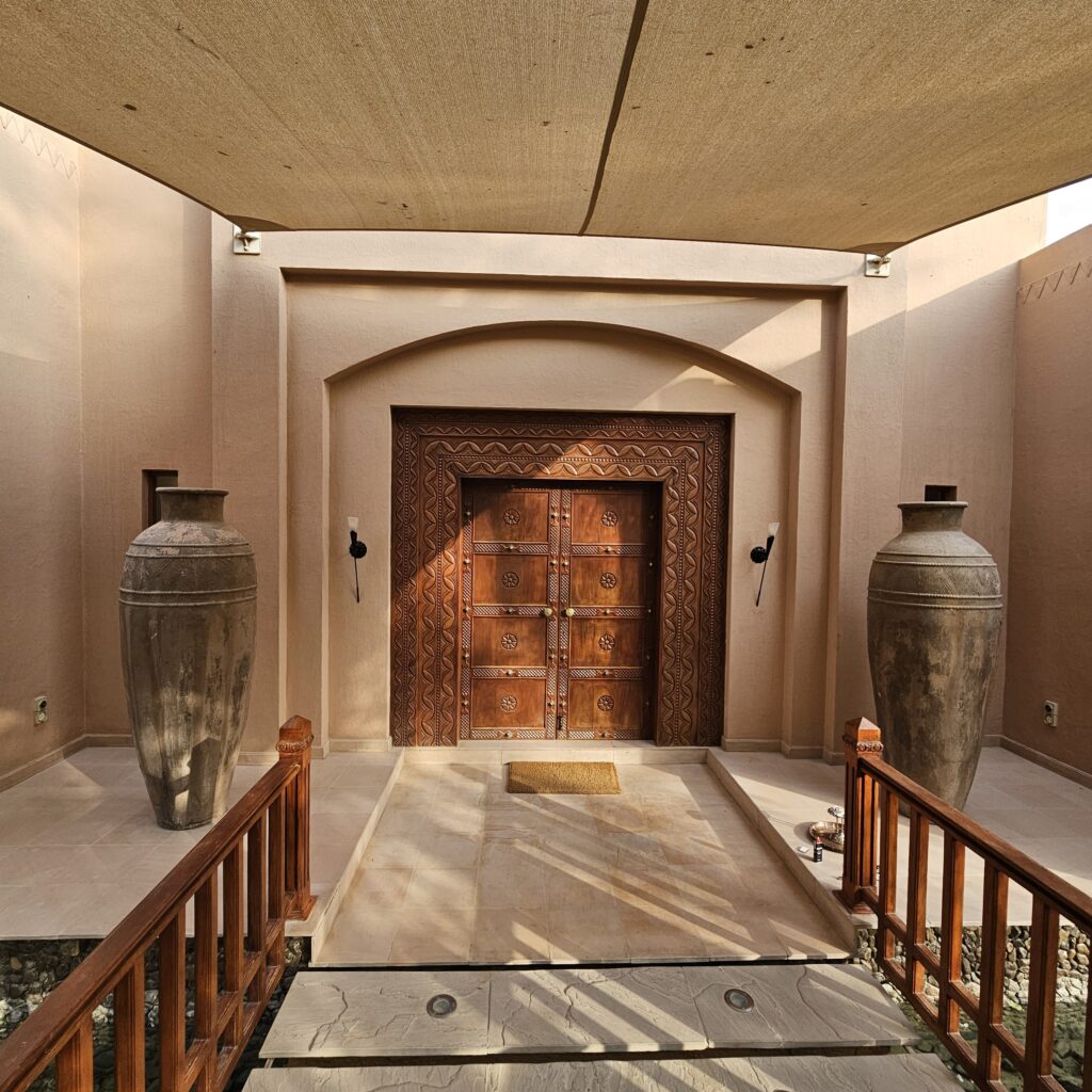 Al Maha Desert Resort Spa Entry