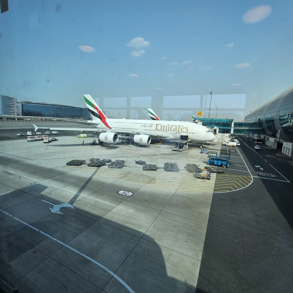 Review: Emirates Airbus A380-800 First Class (DXB-IAH) 6 Emirates First Class Boarding Elevator DXB