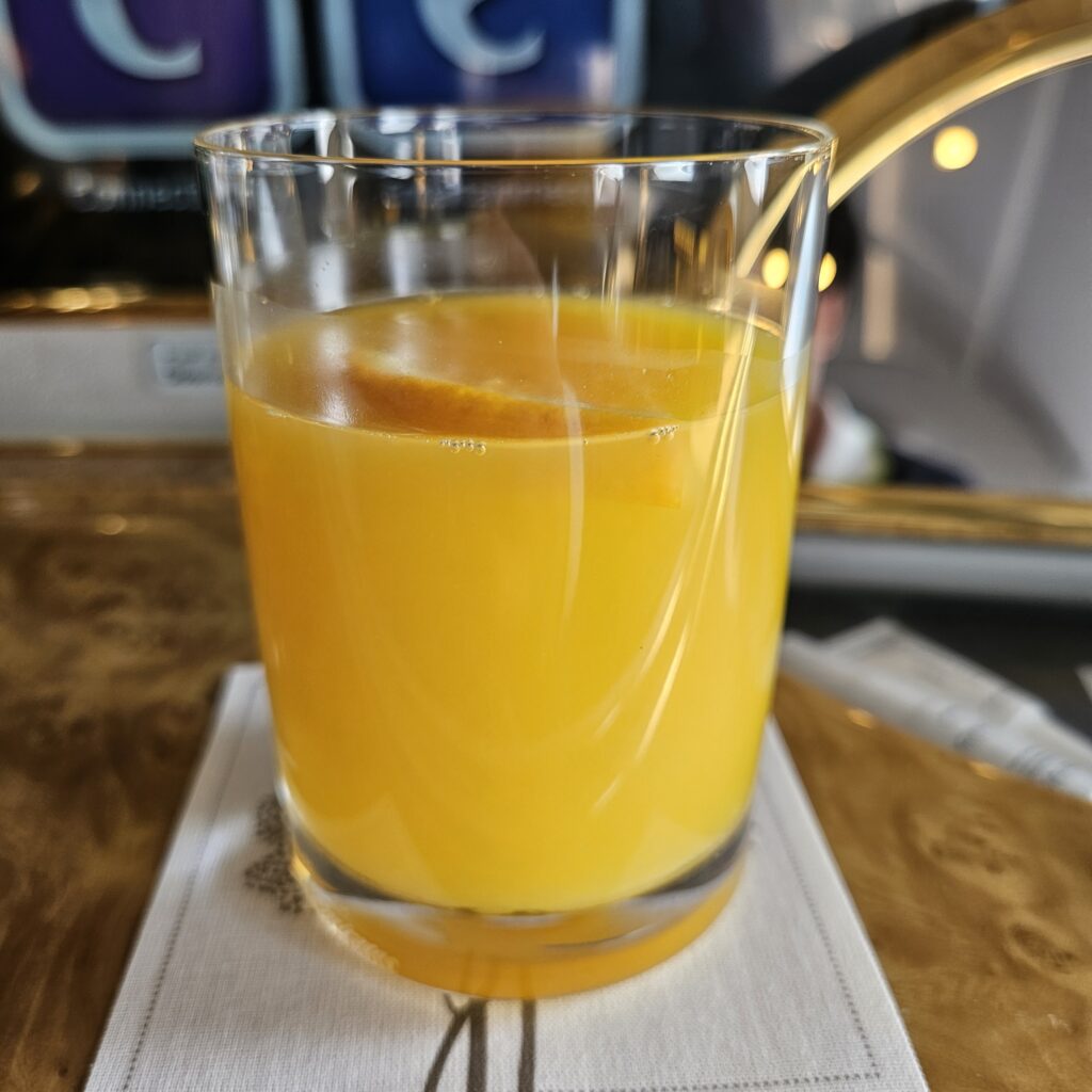 Review: Emirates Airbus A380-800 First Class (DXB-IAH) 18 Emirates First Class Pre-Flight Drink