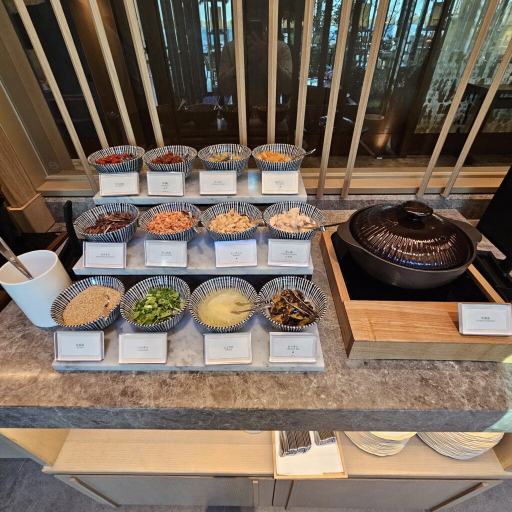Waldorf Astoria Osaka Breakfast Buffet Porridge Station