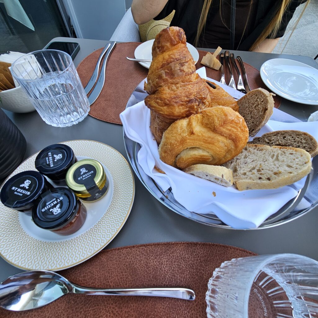 St. Regis Belgrade Savant Restaurant Breakfast Bread Basket