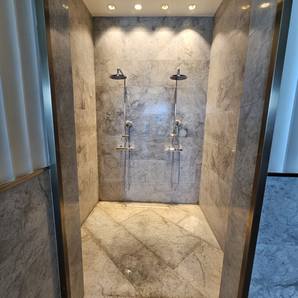 St. Regis Belgrade Pool Showers