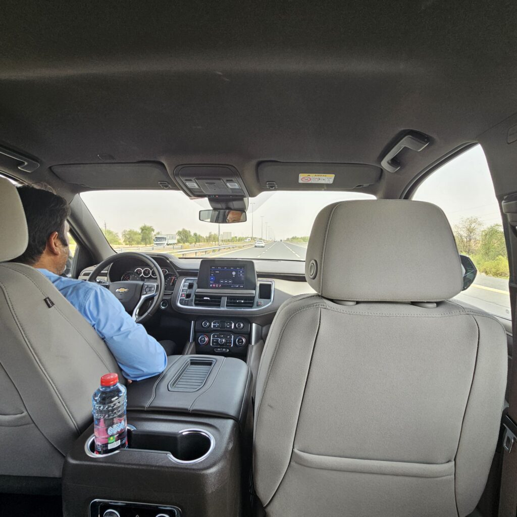 Al Maha Desert Resort GMC Yukon Transport