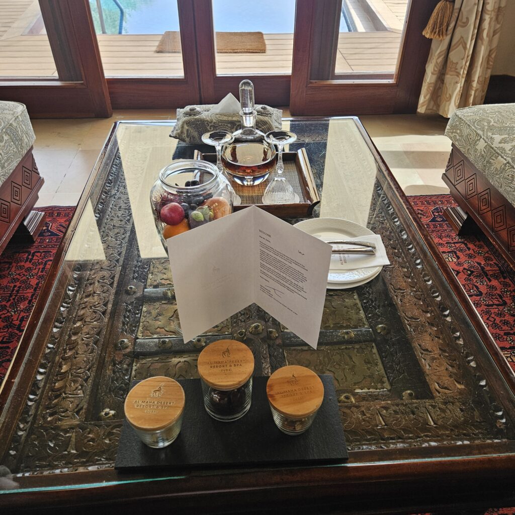 Al Maha Desert Resort Welcome Gift
