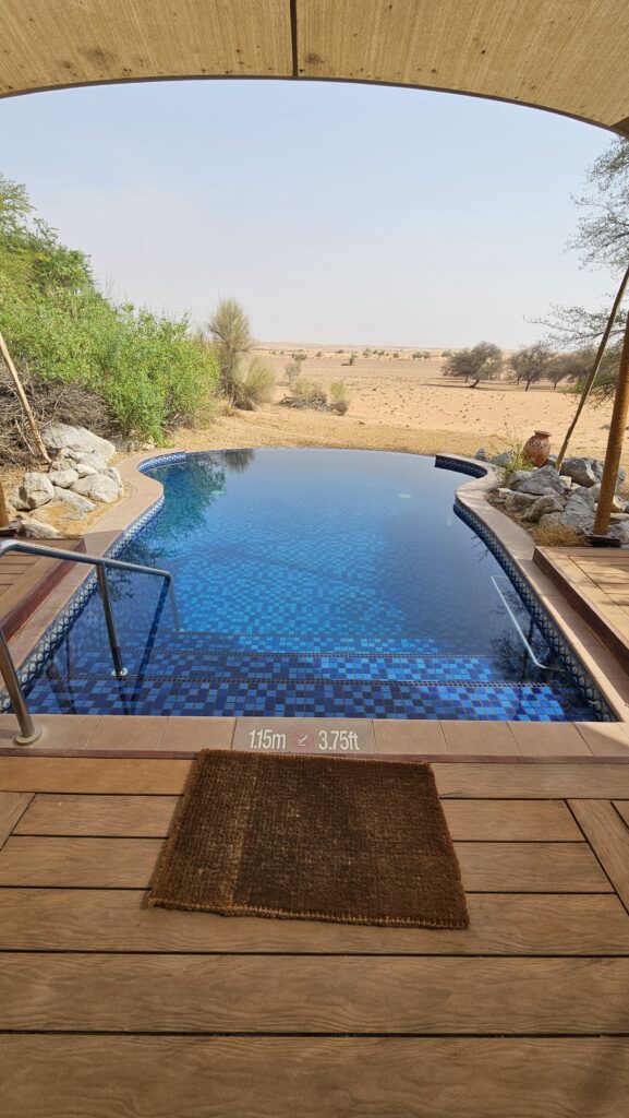 Al Maha Desert Resort Private Pool