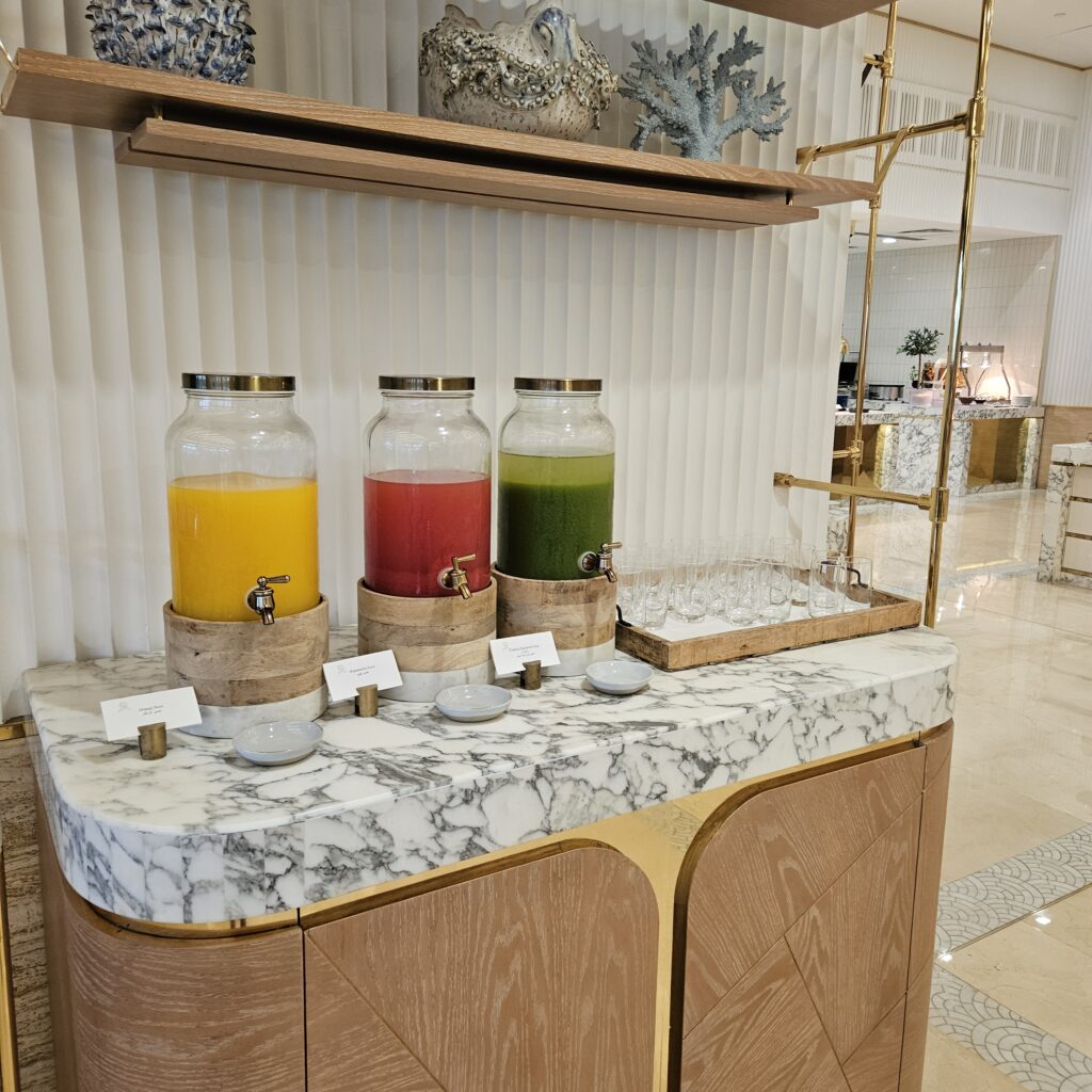 St. Regis Dubai The Palm Breakfast Juice