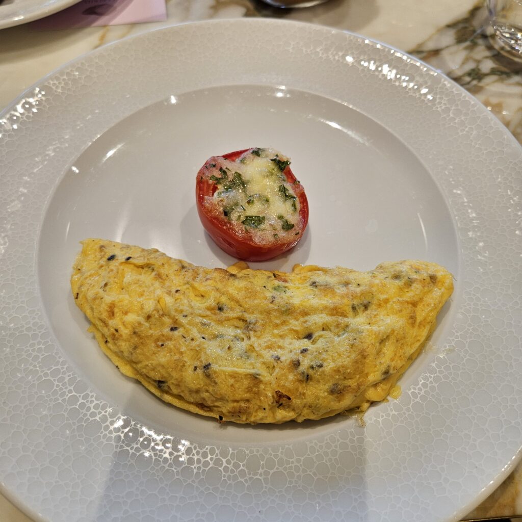 St. Regis Dubai The Palm Breakfast Omelet
