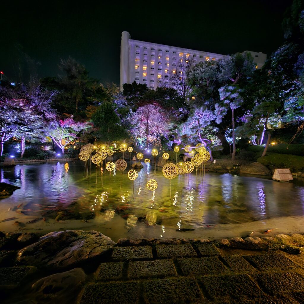 Prince Hotels Japanese Garden Night Illumination