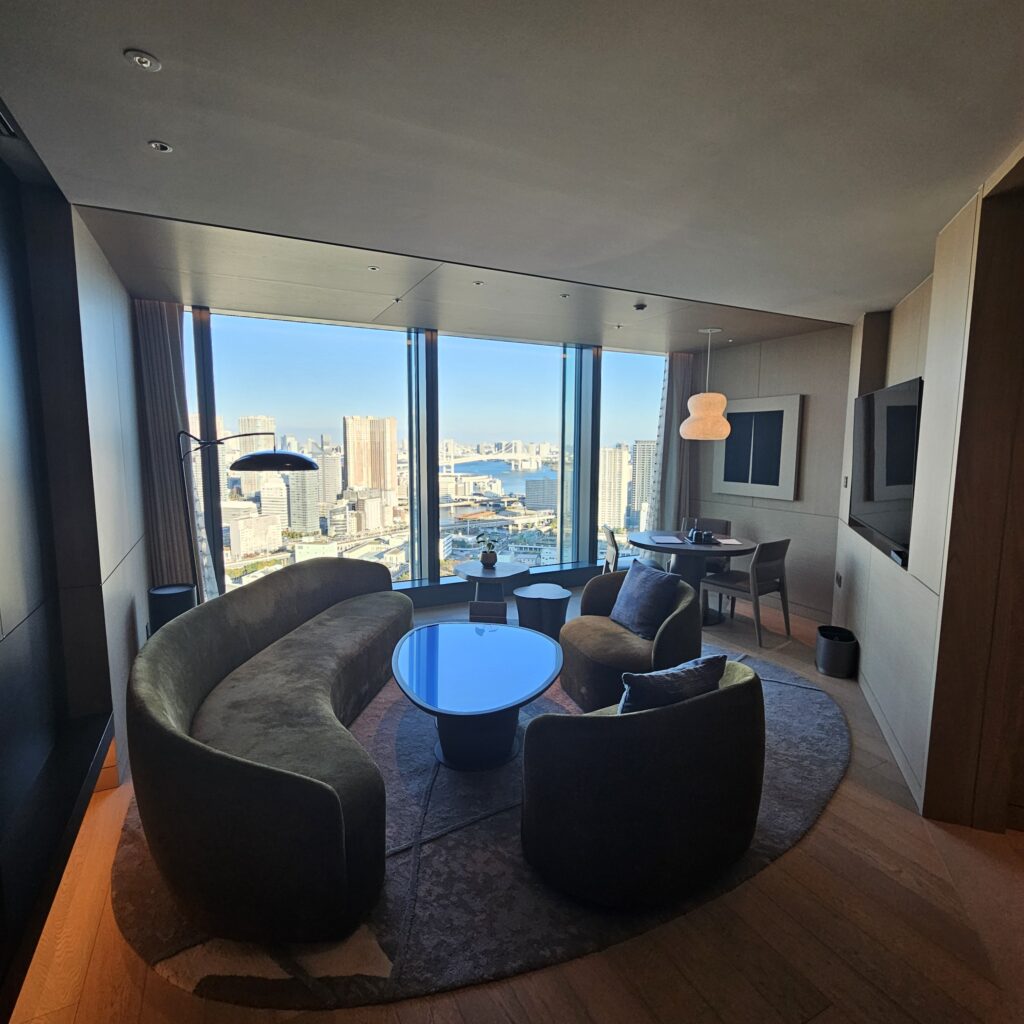 JW Marriott Tokyo Executive Suite Living Room