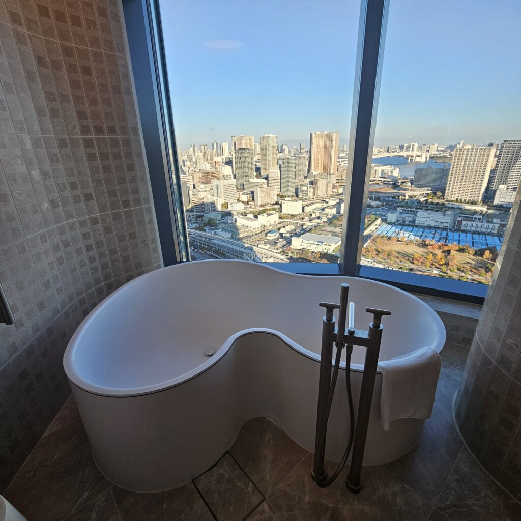 JW Marriott Tokyo Executive Suite Stylized Bathtub
