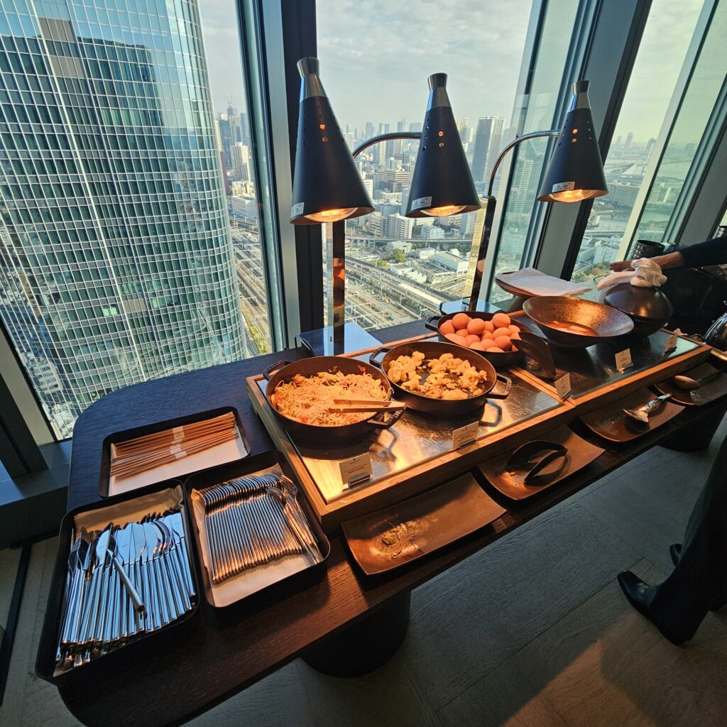 JW Marriott Tokyo Executive Lounge Breakfast