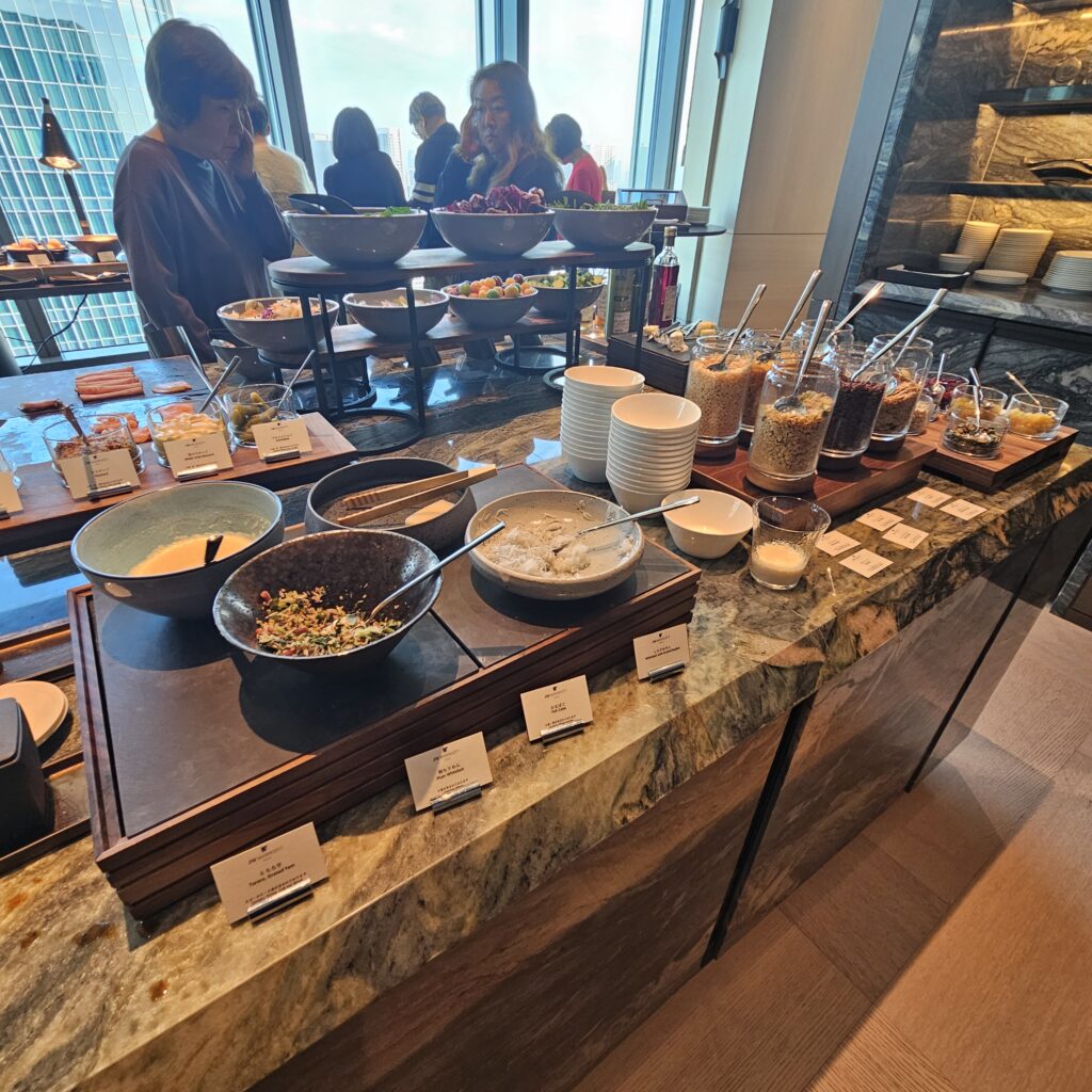JW Marriott Tokyo Executive Lounge Breakfast