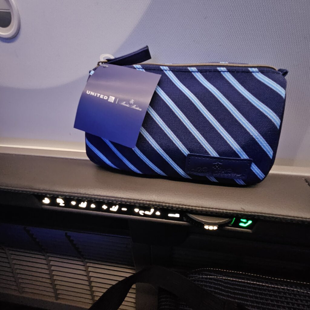United Polaris Boeing 787-9 Amenity Kit