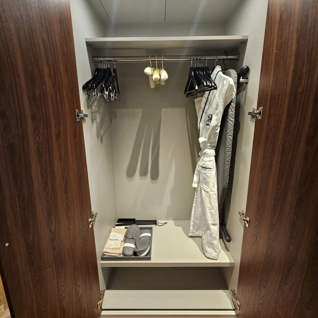 Ritz-Carlton Berlin Deluxe Corner Room Closet