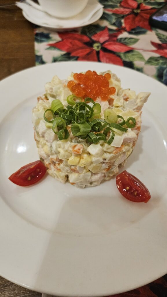 Back in USSR Restaurant Tiraspol, Transnistria Olivier Salad