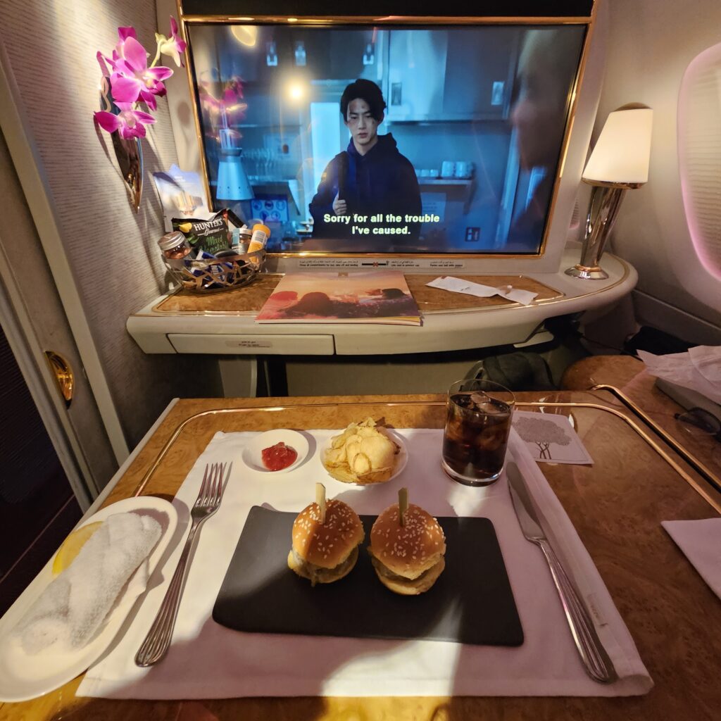 Review: Emirates Airbus A380-800 First Class (DXB-IAH) 29 Emirates First Class Mini Sliders