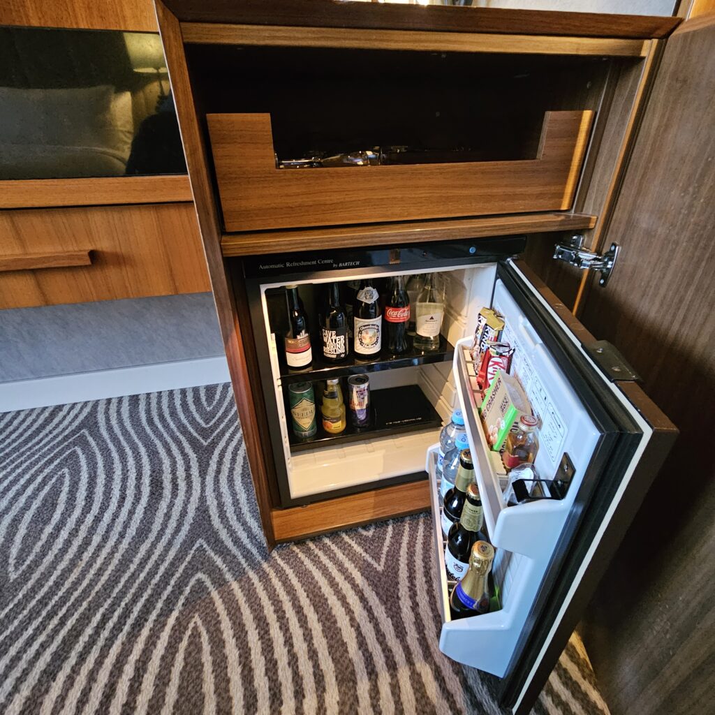 Hilton Berlin King Guest Room Minibar