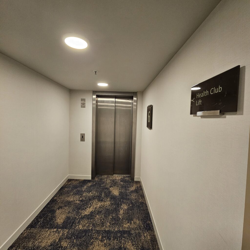Hilton Berlin Health Club Elevator